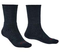 Bridgedale Men's Comfort Hiker Midweight Merino Hiking Socks {BR-710596} - Midnight Navy Blue - Large