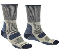 Bridgedale HIKE Lightweight Cotton Cool Comfort Boot-Men's- Large-Indigo