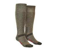 Bridgedale Men's Heavyweight Merino Wool Knee High Outdoor Socks in Green | Size: 6-8 Bridgedale Green 6-8