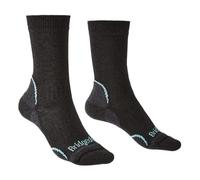 Bridgedale Mens Hike Lightweight T2 Coolmax Performance Boot Socks, Graphite Mint, M UK