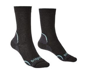 Bridgedale Mens Hike Lightweight T2 Coolmax Performance Boot Socks, Graphite Mint, M UK