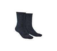 Bridgedale Men's Hiking Walking Midweight Merino Wool Cushioned Boot Socks in Navy | Size: 12-14 Bridgedale Navy 12-14