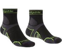 Bridgedale Mens Lightweight T2 Merino Sport 3/4 Crew Hiking Sock - Black