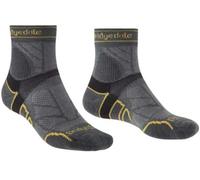 Bridgedale Men's Lightweight T2 Merino Run Mini-Crew Socks {BR-710199} - Gunmetal Grey - Large