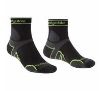 Bridgedale Mens Lightweight T2 Merino Sport 3/4 Crew Hiking Sock - Black