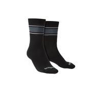 Bridgedale Men's Liner Base Layer Merino Wool Performance Boot Socks in Black | Size: 9-11 Bridgedale Black 9-11