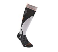 Bridgedale Men's Midweight Ski - Merino Endurance Socks, Black/Silver, X-Large