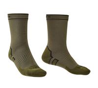 Bridgedale 100% Waterproof Storm Sock Mid Weight Khaki Boot Sock XL Dense Merino Terry Cushioned Sole Breathable Walking Running Biking Outdoor Activities Increased Insulation Lifetime Guarantee