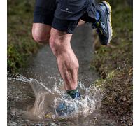 Bridgedale Men's Lightweight T2 Merino Run Mini-Crew Socks {BR-710199} - Blue - Medium