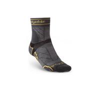Bridgedale Mens Trail Run Light T2 3/4 Merino Running Socks Black M