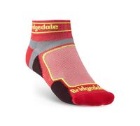 Bridgedale Mens Trail Run Ultra Light T2 Low Coolmax Running Socks Red XL