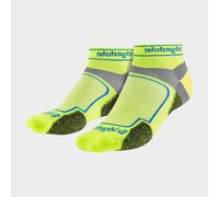 Bridgedale - Mens Running Ultralight Sport Low Socks - Yellow Nylon - Size UK 12-15