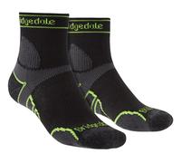 Bridgedale TRAIL RUN Lightweight T2 Merino Sport 3/4 Crew-Men's- Medium-Black