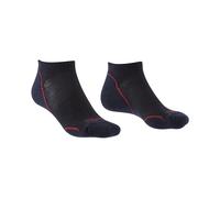Bridgedale Men's Ultra Light T2 Merino Performance Low Socks Anthracite/Orange