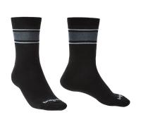 Bridgedale Everyday Ultralight Boot/Liner Sock: Black/Grey: XL Size: X