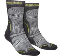 Bridgedale - Mens Hiking Ultralight Original Boot Socks - Graphite - Grey Nylon - Size UK 12-15