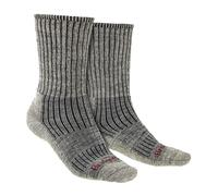 Bridgedale Socks HIKE Midweight Merino Comfort Boot Men's Large Stone Grey