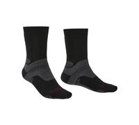 Bridgedale Men's Wool Fusion Trekker Socks - Black, Size 9-11.5