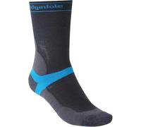 Bridgedale Socks MTB Mid-Season T2 Merino Sport Mens Boot Length Mountain Bike Socks - Grey, Large