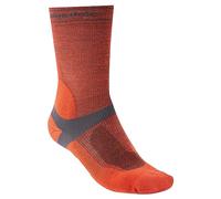 Bridgedale MTB Mid-Season T2 Merino Sport Mens Boot Length Mountain Bike Socks - Orange, XL