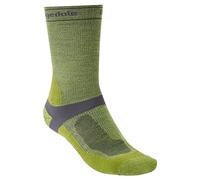 Bridgedale MTB Mid-Season T2 Merino Sport Mens Boot Length Mountain Bike Socks - Green, Large