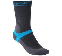 Bridgedale MTB Mid-Season T2 Merino Sport Mens Boot Length Mountain Bike Socks - Grey, XL