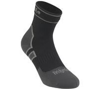 Bridgedale Socks Bridgedale Lightweight Merino Performance Waterproof Mini-Crew Stormsocks {BR-710090} - Black/Graphite Grey - Small