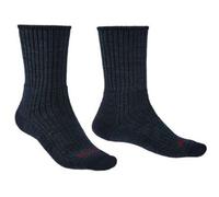 Bridgedale Socks Bridgedale Men's Comfort Hiker Midweight Merino Hiking Socks - Uk: 12-14, Midnight Navy Blue