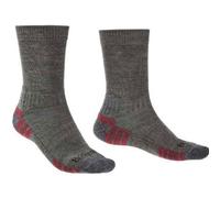 Merino Bridgedale Men's Hike Lightweight Merino Performance Socks (Grey Heather)