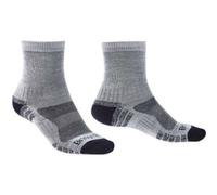 Bridgedale Socks Bridgedale Men's Lightweight Merino Performance Hiking Mini-Crew Socks - Uk: 6-8.5, Silver Grey