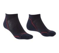 Bridgedale Socks Bridgedale Men's Ultra Light T2 Merino Performance No-Show Hiking Socks - Uk: 9-11.5, Navy Blue/red