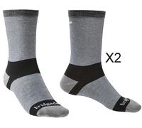 Bridgedale Mens Coolmax Liner Sock x 2