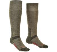 Bridgedale Socks Bridgedale Unisex Explorer Performance Heavyweight Merino Wool Knee High Socks - Uk: 6-8.5, Olive Green
