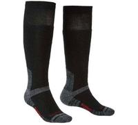 Bridgedale Socks Bridgedale Unisex Explorer Performance Heavyweight Merino Wool Knee High Socks - Uk: 6-8.5, Black/charcoal