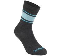 Bridgedale Socks Bridgedale Women's Ultra-Lightweight Merino Wool Performance Liner Socks - Uk: 7-8.5, Anthracite Grey/light Blue