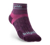 Bridgedale Socks Bridgedale Women's Ultra-Lightweight T2 Merino Low Run Socks - Uk: 7-8.5, Damson Mauve