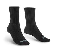 Bridgedale Socks - HIKE Midweight Merino Comfort Boot Women's - Black - Large