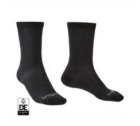 Bridgedale 2 Pack Mens Base Layer Coolmax Liner Boot Socks - 12-14 UK - Black