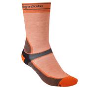 Bridgedale MTB Summer-Weight T2 Coolmax Sport Mens Boot Length Mountain Bike Socks - Orange, Medium