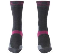 Bridgedale Summer Weight T2 Coolmax Sport Socks Grey EU 41-43 Woman UK 7-8.5 Dark Grey / Pink