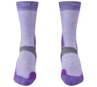 Bridgedale Summer Weight T2 Coolmax Sport Socks UK 3-4.5 Purple / Dark Grey