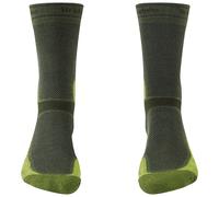Bridgedale Summer Weight T2 Coolmax Sport Socks Green EU 44-47 Men UK 9-11.5 Green / Lime