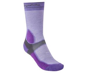Bridgedale Summer Weight T2 Coolmax Womens Sport MTB Socks Purple/Dark Grey