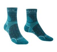Bridgedale TRAIL RUN Lightweight T2 Merino Sport 3/4 Crew-Women's- Medium-Teal