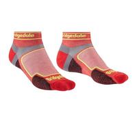Bridgedale TRAIL RUN Ultralight T2 Coolmax Sport Low-Men's- Medium-Red