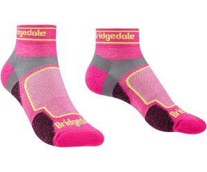 Bridgedale TRAIL RUN Ultralight T2 Coolmax Sport Low-Women's- Small-Pink