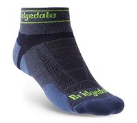 Bridgedale 1 Pack Mens Trail Ultralight T2 Merino Wool Sport Low Cut Socks - 9-11 UK - Blue