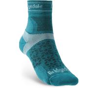 Bridgedale Women's Socks Ultra Light T2 Merino 3/4 Crew Trail Running Teal M