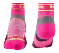 Bridgedale TRAIL RUN Ultralight T2 Coolmax Sport Low-Women's- Large-Pink