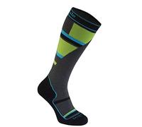 Bridgedale Unisex Kid's Junior Mountain-Merino Endurance Socks, Grey/Green, XL